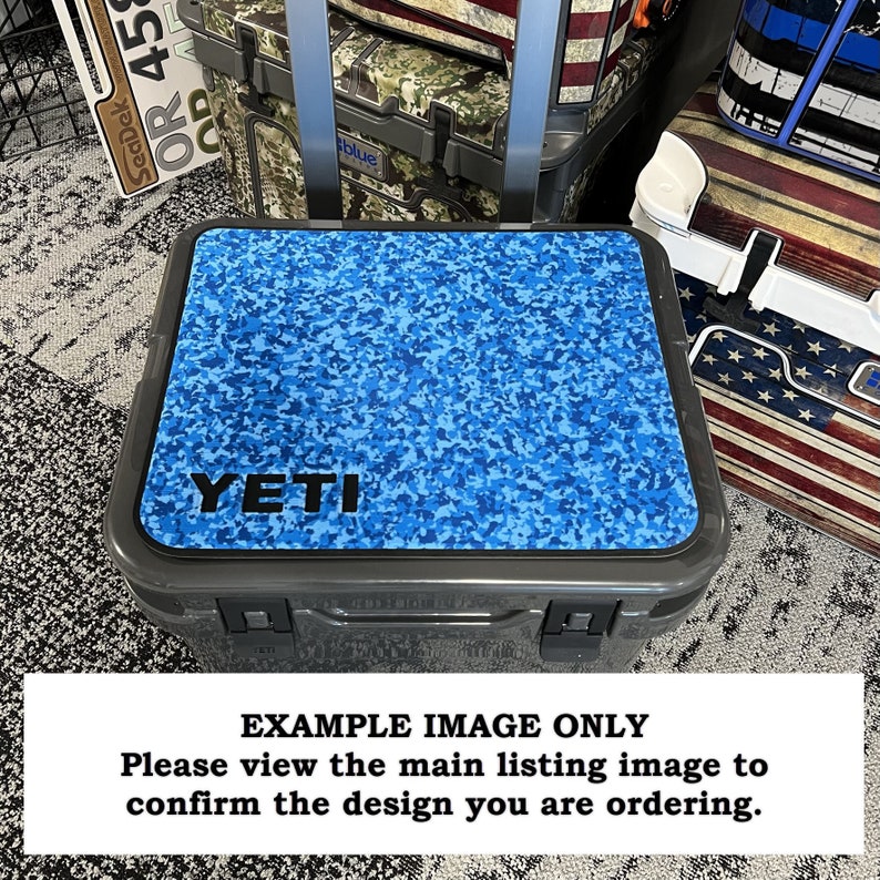 Yeti Roadie 60 Cooler Pad – SeaDek Eva Foam Mat, Peel & Stick Non Slip Pad, Dual Layer Comfort Pad, YETI Teak Right Design T/B, Made in USA bild 6