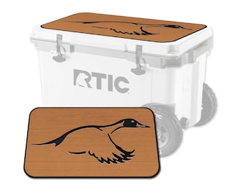 RTIC 52 Wheeled Cooler Pad – SeaDek EVA Foam Non Slip Marine Mat | Peel and Stick Comfort Pad | Duck Solo Design | T/B