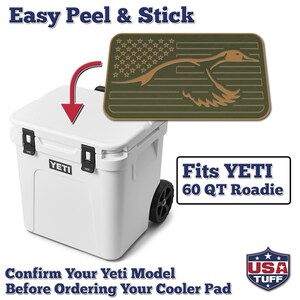 Easy Peel & Stick Installation USATuff SeaDek Cooler Pad