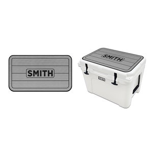 Personalized Gift, fits YETI Tundra 45QT | SeaDek Cooler Pad Top | Husband, Gift for Father, Custom Camping, Boating gift, Gift for Him