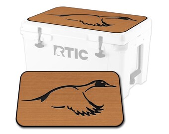 RTIC 45 Cooler Pad – SeaDek EVA Foam 6mm Dual Layer Non Slip Marine Mat | Peel & Stick Comfort Pad | Duck Solo Design T/B