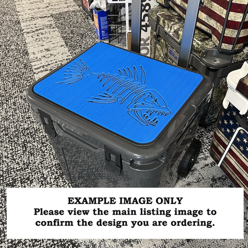 Yeti Roadie 60 Cooler Pad – SeaDek Eva Foam Mat, Peel & Stick Non Slip Pad, Dual Layer Comfort Pad, YETI Teak Right Design T/B, Made in USA bild 5