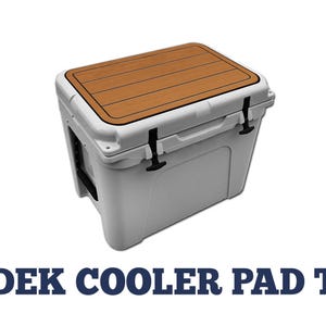 SeaDek Cooler Pad YETI Roadie 60 Teak Lines T/B