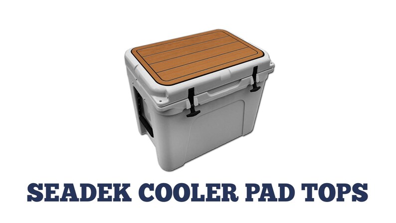 SeaDek Cooler Pad YETI Roadie 60 Teak Lines T/B