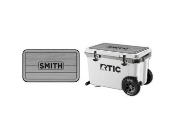 Personalized Gift RTIC 52 QT Wheeled Seadek Cooler Pad Top