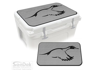 RTIC Cooler Pad – SeaDek EVA Foam 6mm Dual Layer Non Slip Marine Mat | Peel & Stick Comfort Pad | Duck Solo Design SG/B