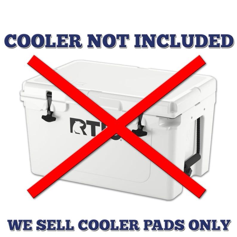 Cooler Not Included  - USATuff Custom SeaDek Cooler Pads