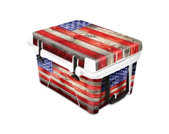 USATuff (Cooler Not Included) 26QT ORCA Cooler Wrap Graphic - FULL Kit - USA Flag Color