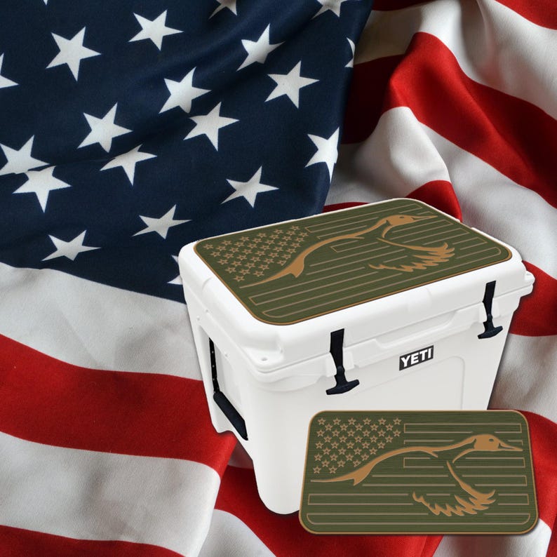 SeaDek Cooler Pad YETI Tundra  US Flag Duck OG-T