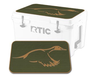 RTIC 45 Cooler Pad – SeaDek EVA Foam 6mm Dual Layer Non Slip Marine Mat | Peel & Stick Comfort Pad | Duck Solo Design OG/T
