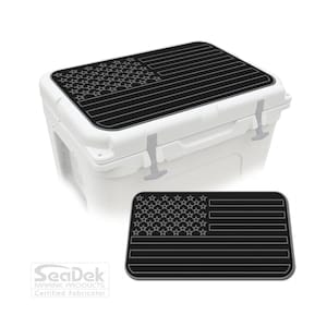 USATuff SeaDek Cooler Pad for YETI 20 Roadie US Flag B/G