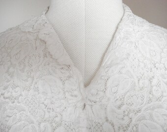 Vintage 1940s/50s lace blouse