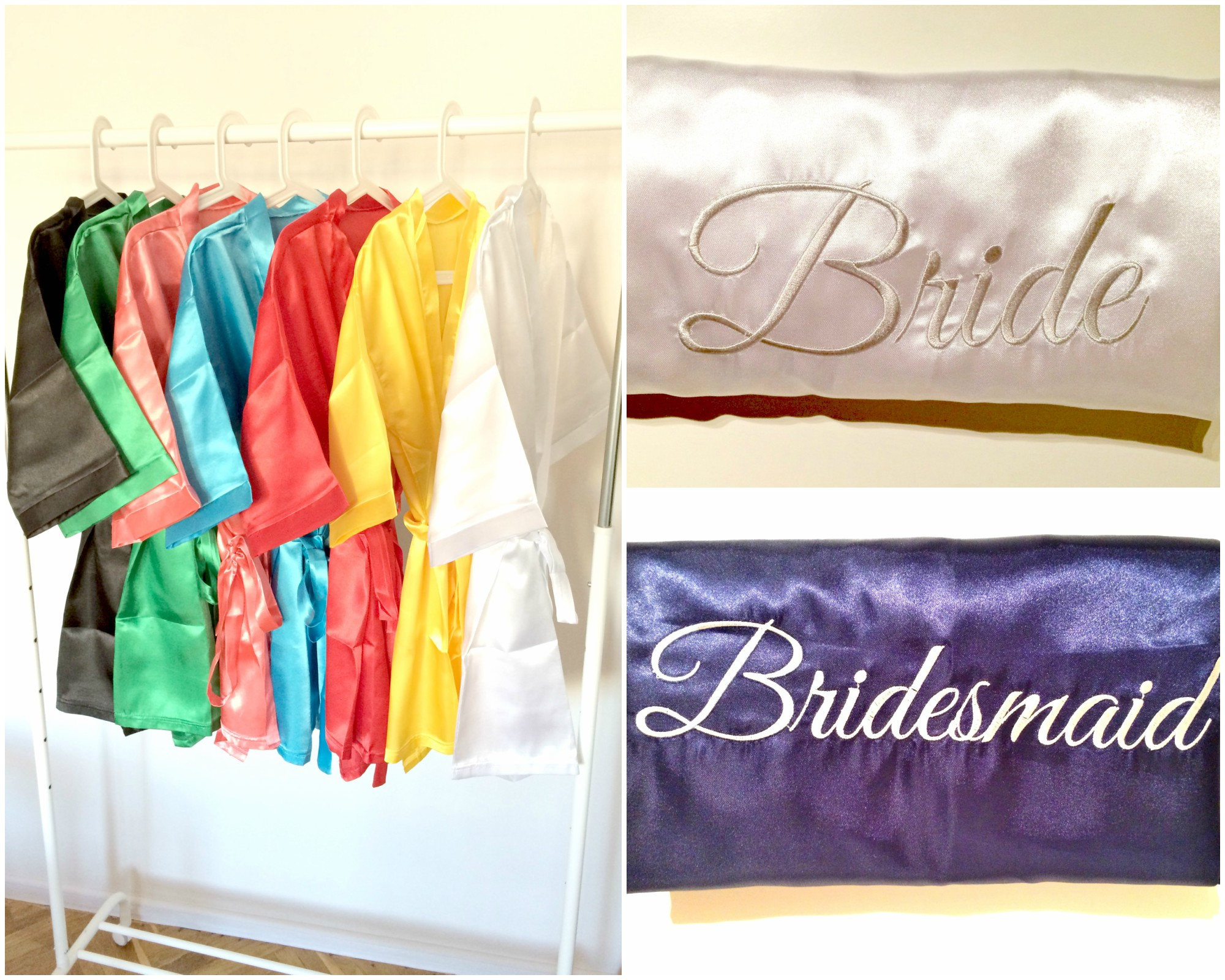 Personalized robes Bridal party robes cheap Bridesmaids Etsy