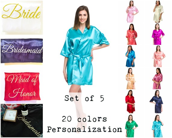 bridesmaid robe sets cheap