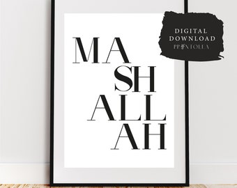 MASHALLAH POSTER DIGITAL