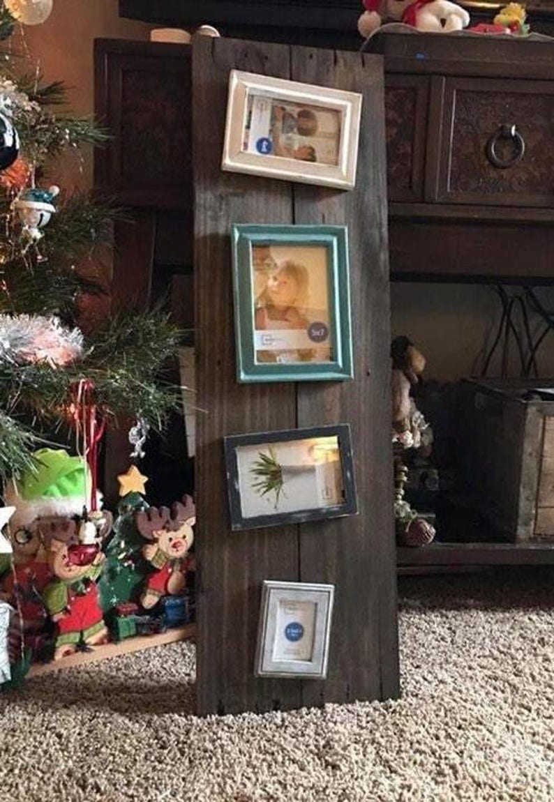 Pallet collage picture framewood pallet Photo collageGallery Etsy