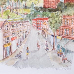 North Street, Bristol, BS3, Limited edition unframed Giclee print