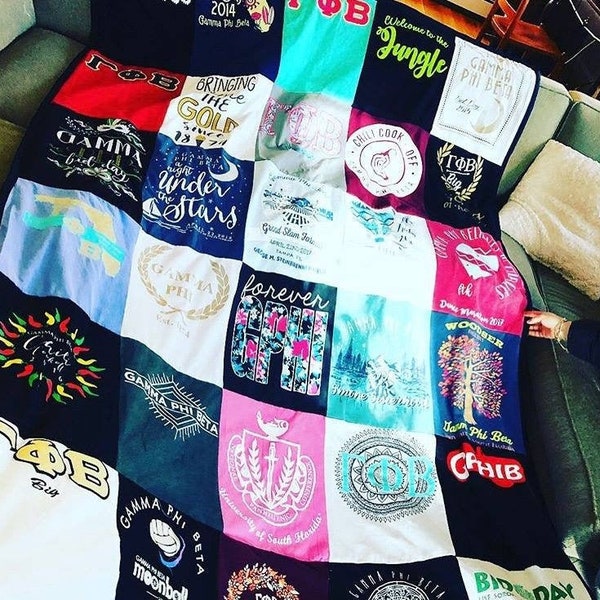 T Shirt Blanket Etsy
