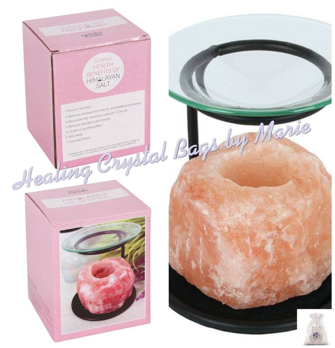 Salt Lamp Oil Burner Etsy UK