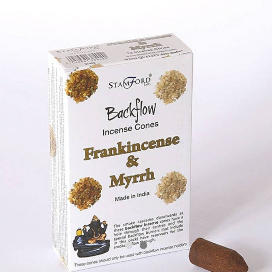 Frankincense and Myrrh Backflow Incense Cones