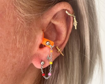 Earplug Earrings: Hypoallergenic Noise Cancelling Concert Jewelry