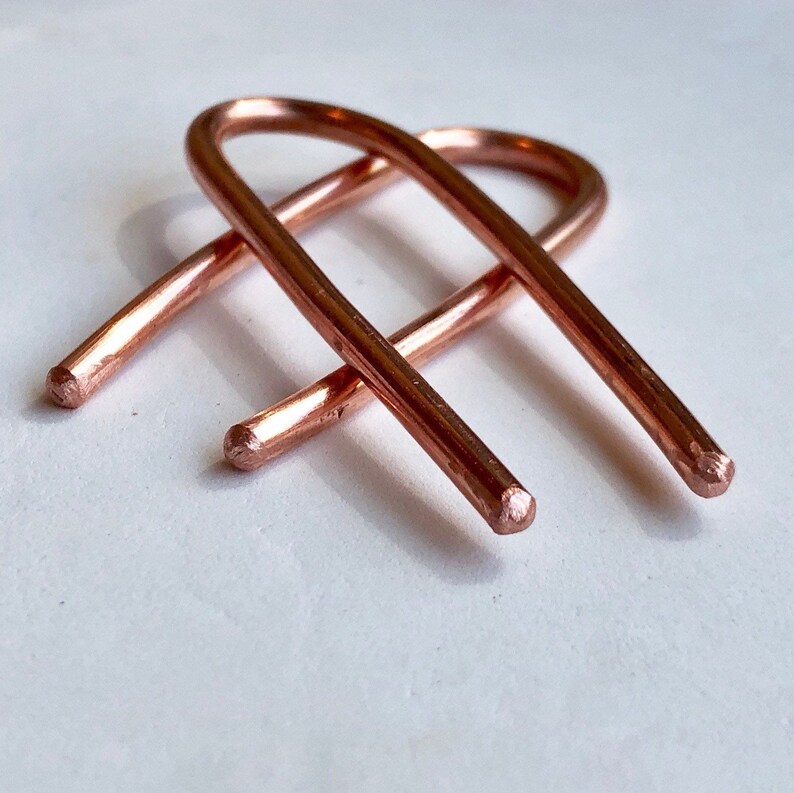 Copper 8 Gauge Ear Weights PAIR Etsy