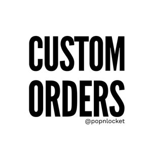 カスタムオーダー、セットアップに関するメッセージ、価格は異なります