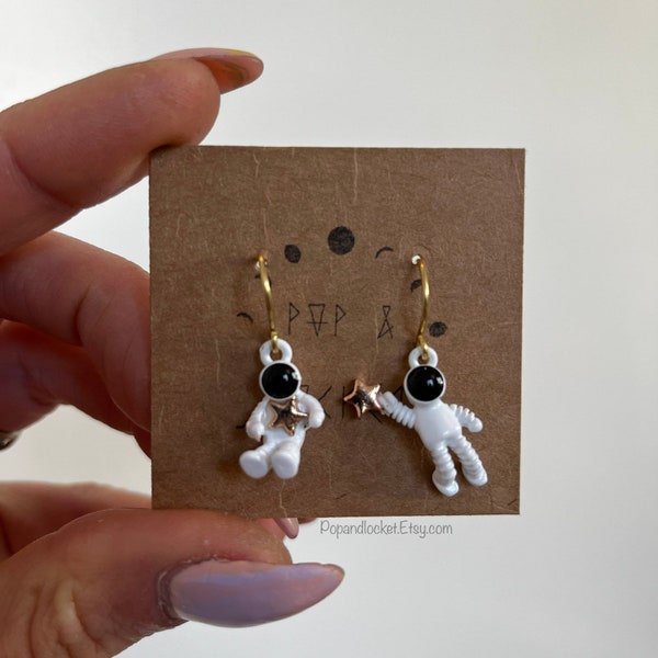 Spaceman Astronaut earrings