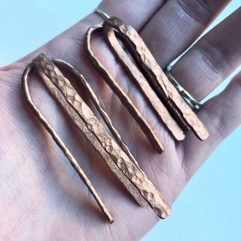 Copper 8 Gauge Ear Weights PAIR Etsy