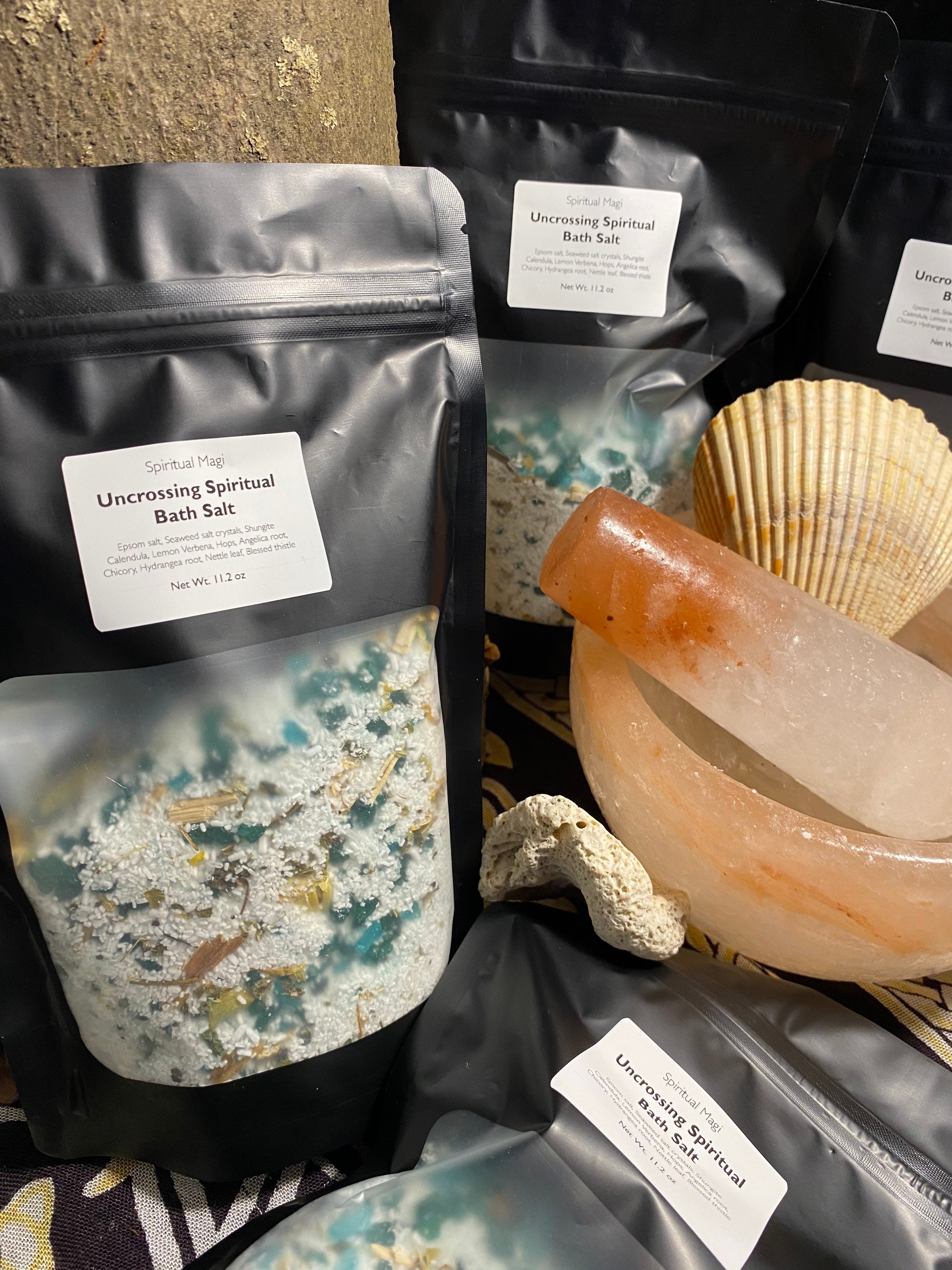 Uncrossing Spiritual Bath salt Hex & Curse removing Etsy