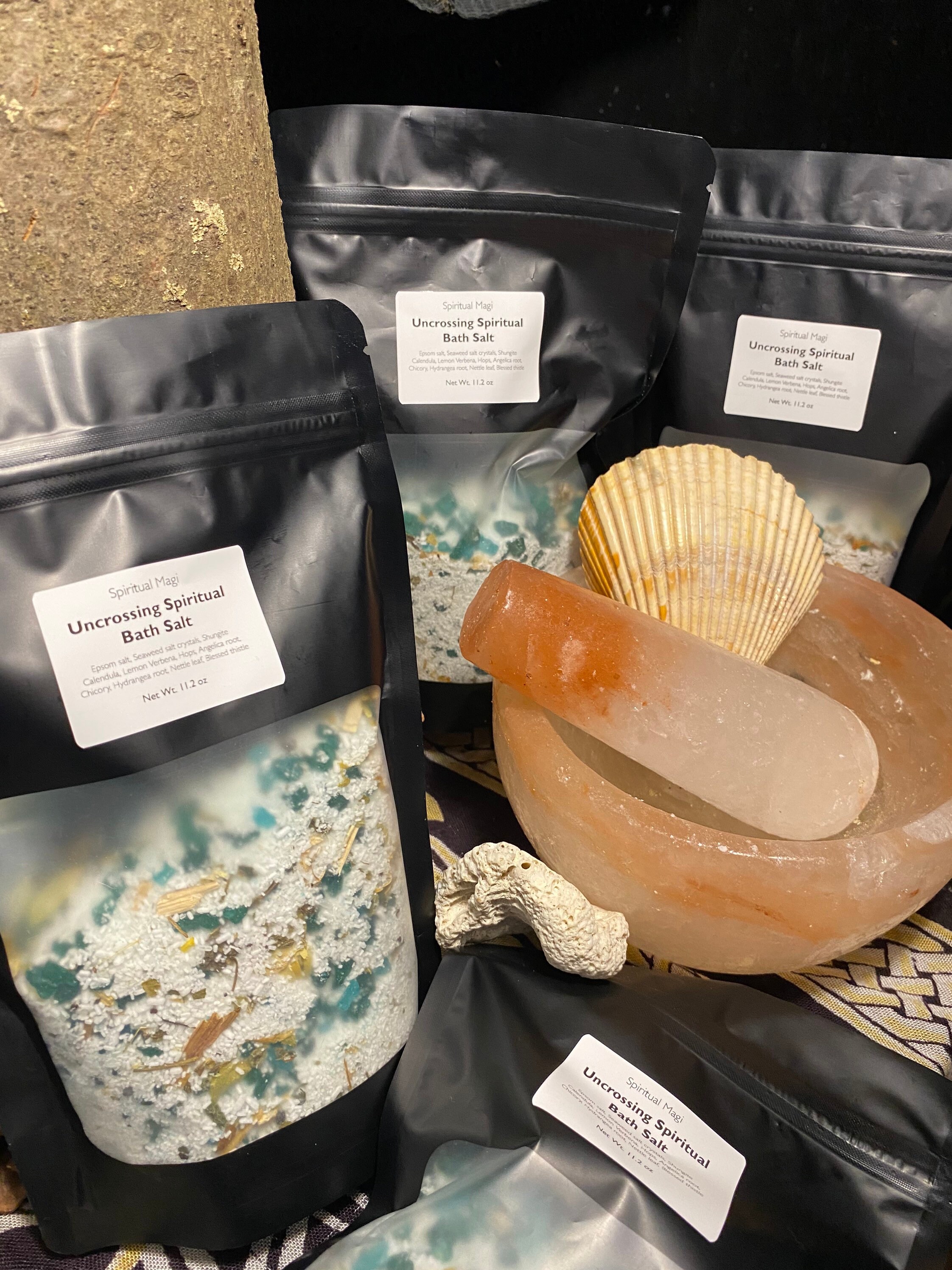 Uncrossing Spiritual Bath salt Hex & Curse removing Etsy