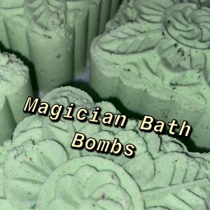 Magician Bath Bombs - Money ~ Luck ~ Prosperity ~ Success ~ Opportunities ~ Manifestations ~ Growth ~ Wealth