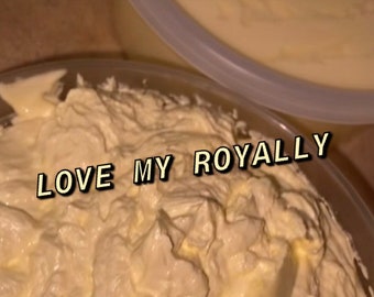 Love Me Royally Body Gold Butter 8 oz ~ Naturel ~ Fouetté ~ Hydratant ~ Tonifiant ~ Peau lisse