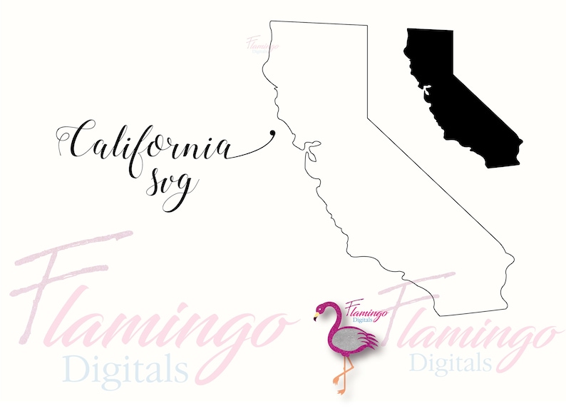 Download California Svg California State Vector File California Etsy