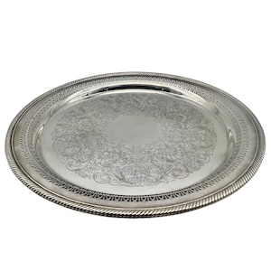 Vintage International Silver Company Silver Plated Tray - Home Decor