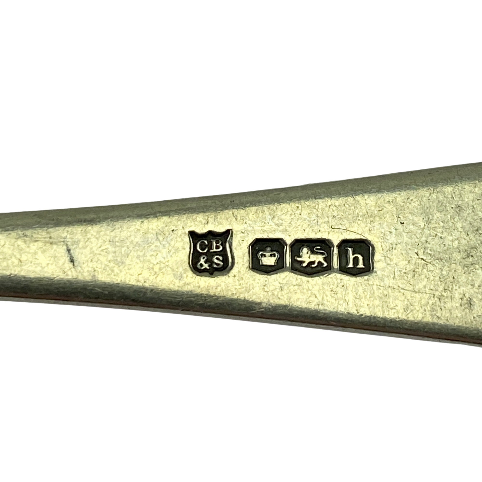 ヴィンテージ 小型 刻印入り シルバー バターナイフ - 1925 - キッチン