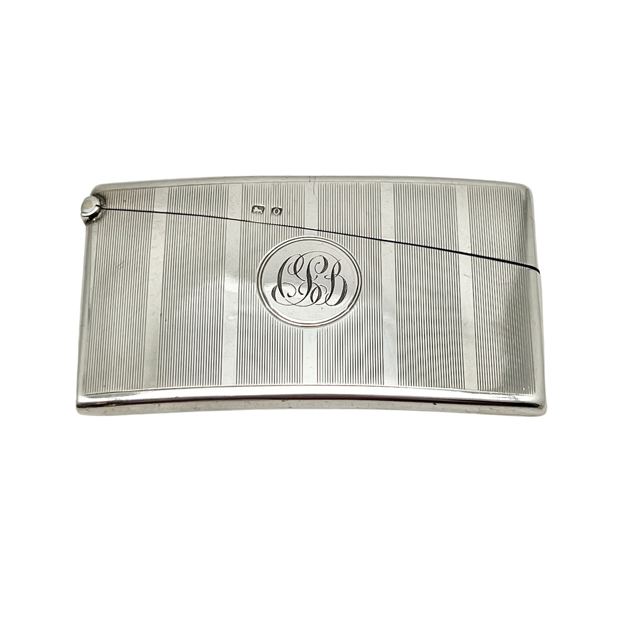 Vintage Mappin & Webb Hallmarked Silver Card Holder - Business