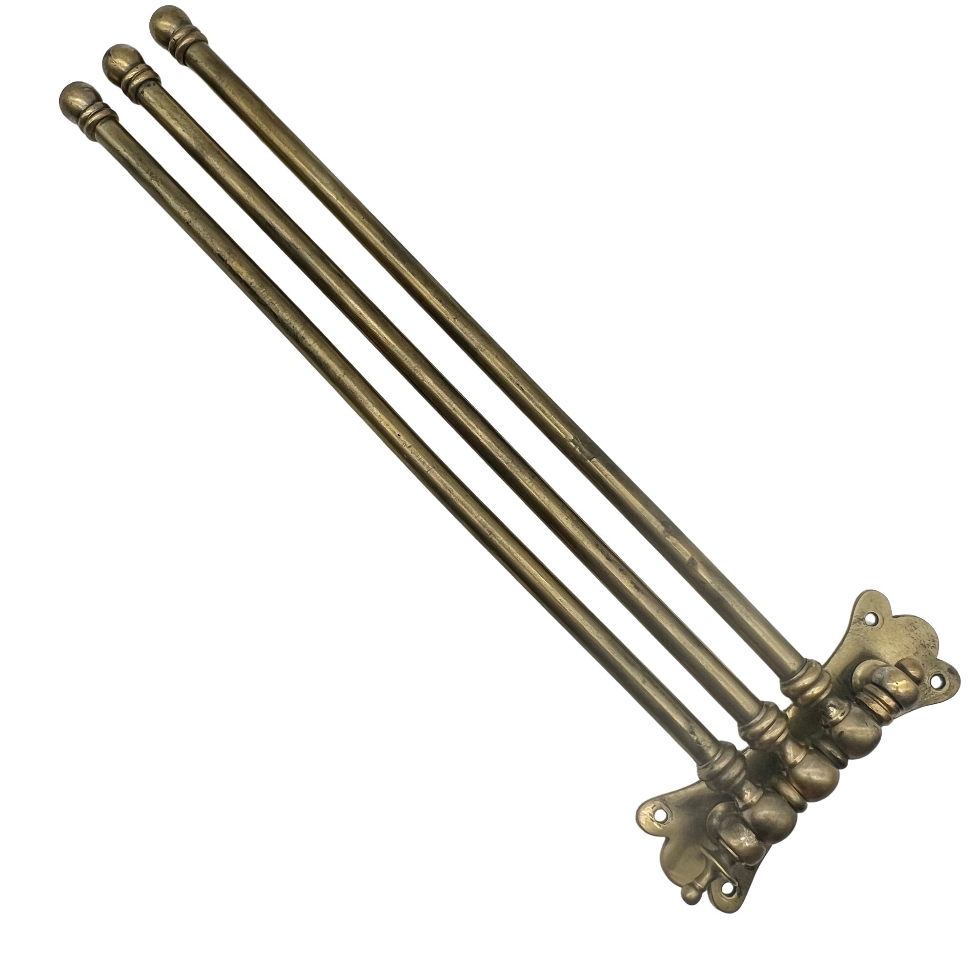 Antique French Brass Towel Rail Kitchenalia Bathroom Decor - Etsy