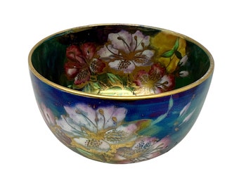 Vintage Maling China Clematis Bowl - Home decor