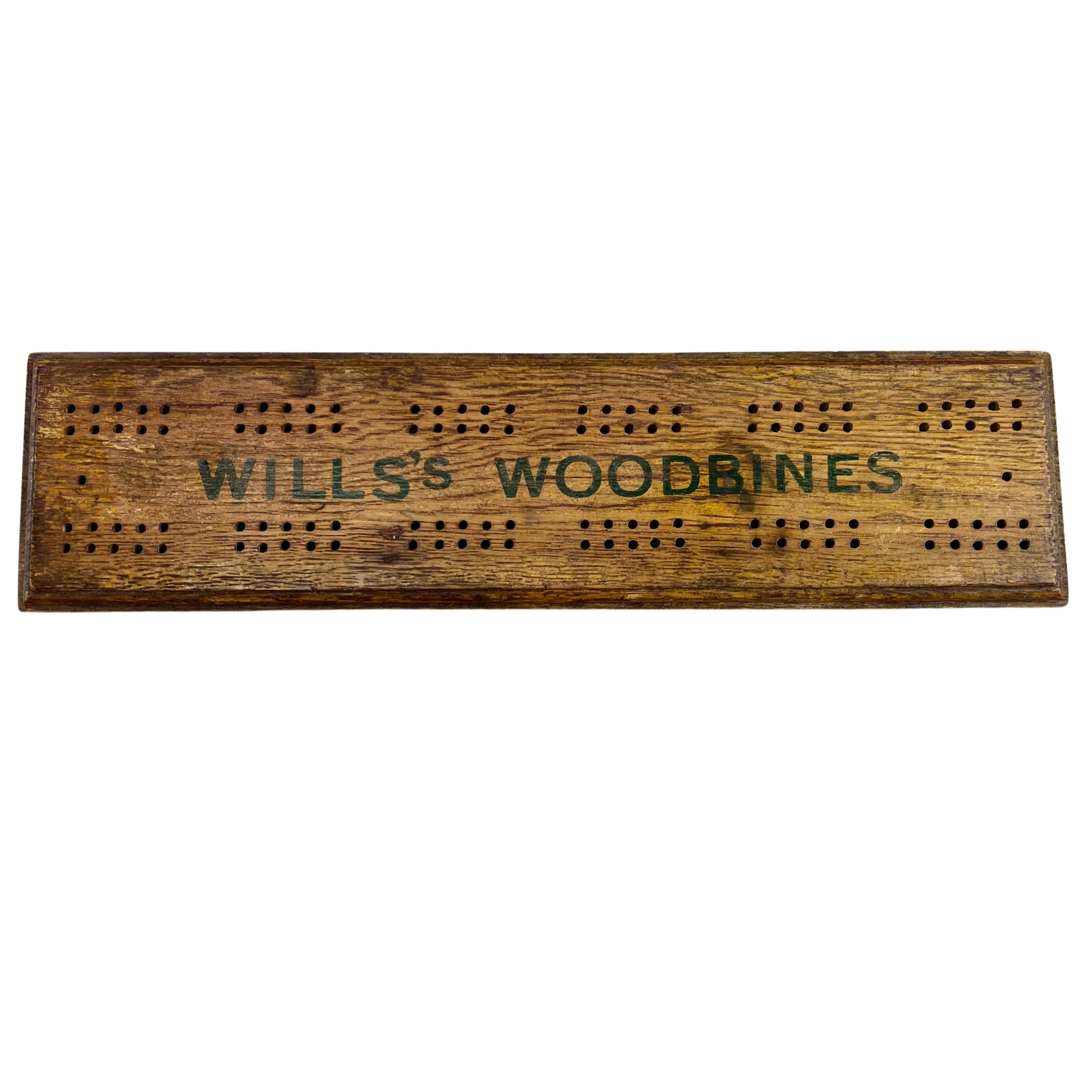 Vintage Wills's Woodbines Cigarettes Crib Board - Card Playing