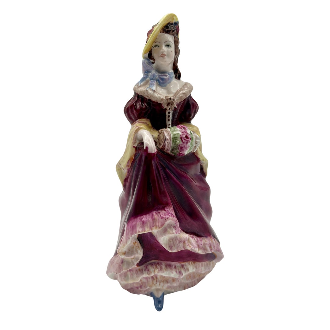 Vintage 1970's Coalport Figurine Judith Ann Home Decor Etsy