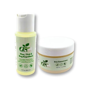 OUTDOOR PET KIT: Sunscreen & Flea/Tick/Bug Repellent