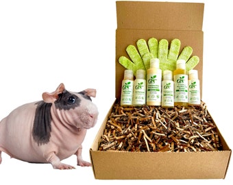 Hairless Skinny Pig Grooming Kit | Natural Shampoo, Waterless Wash, Conditioner, Ear Cleaner