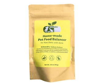 Homemade Pet Food Supplement *For Raw Recipes WITH Bone