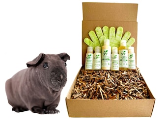 4-HAIRLESS SKINNY PIGS *Sensitive Grooming Kit *For Sensitive, Dry / Rash-Prone Skin