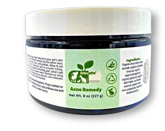 Extra Large Pet Acne Remedy | Natural Organic Acne Treatment for Cats & Dogs | Holistic Skin Care