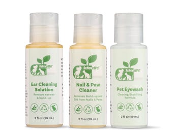Natural Pet Grooming Kit, Ear, Eye & Paw Care, Holistic Vet Approved