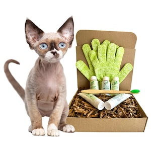 4-FURRY PETS *Rex Cat Grooming Kit *sample*