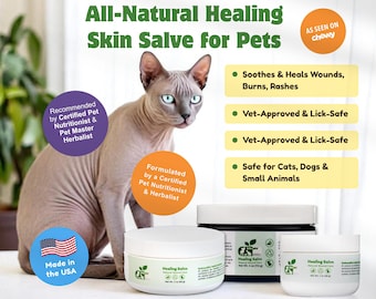 Healing Pet Salve – Natural Skin Balm for Cats & Dogs