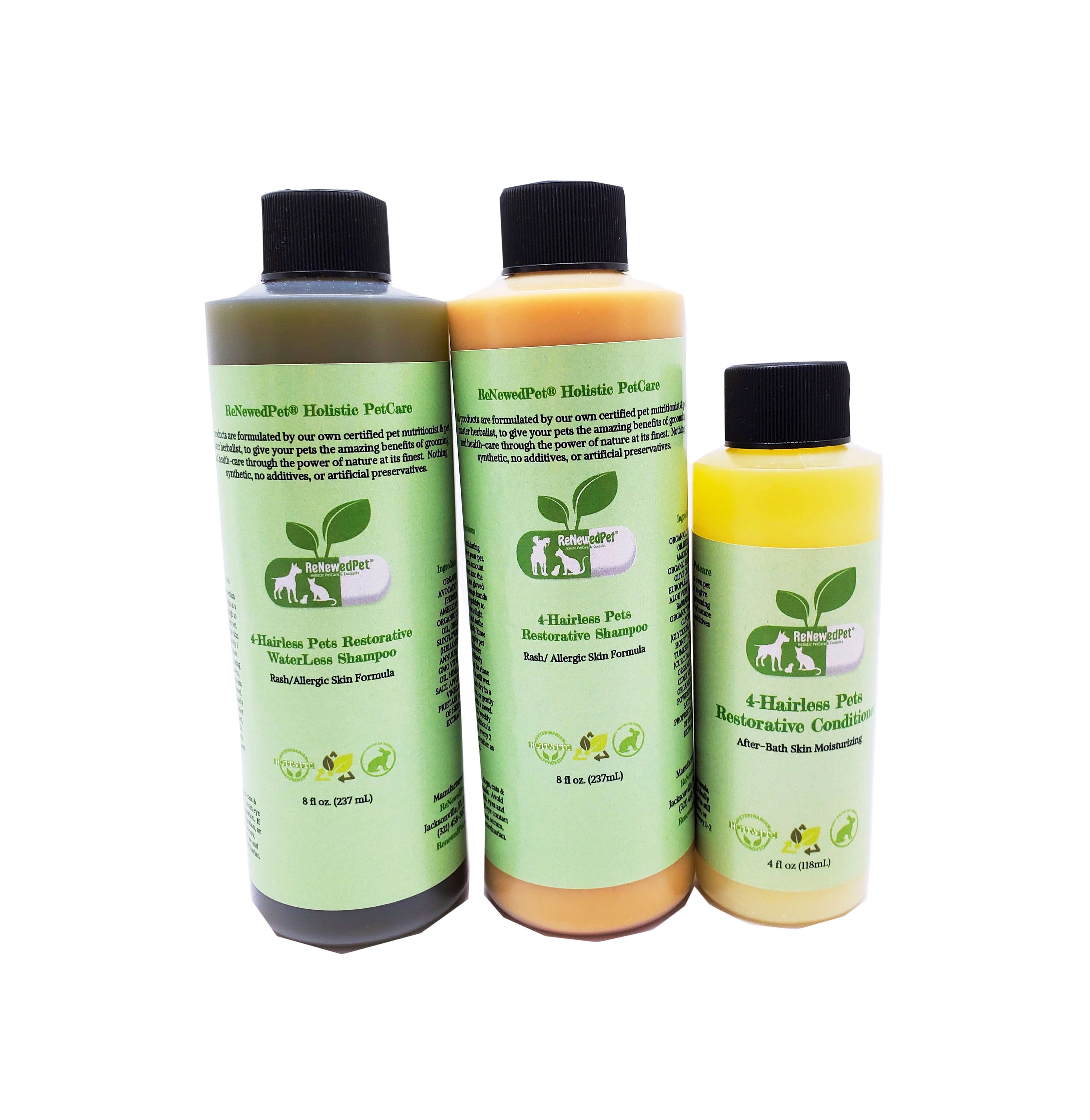 4HAIRLESS PETS Restorative Shampoo WaterLess Shampoo & Etsy